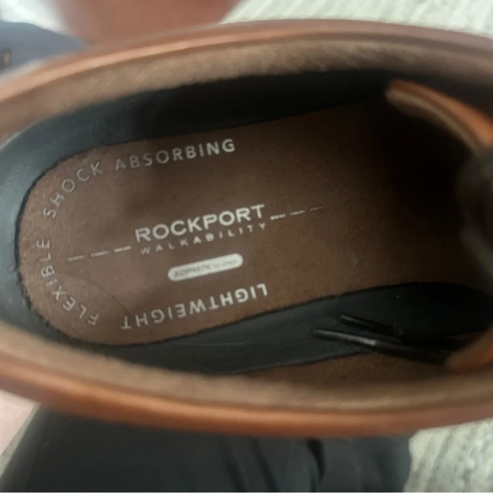 Rockport Algonquin Leather Brown Oxford Shoes‎ Men’s 10